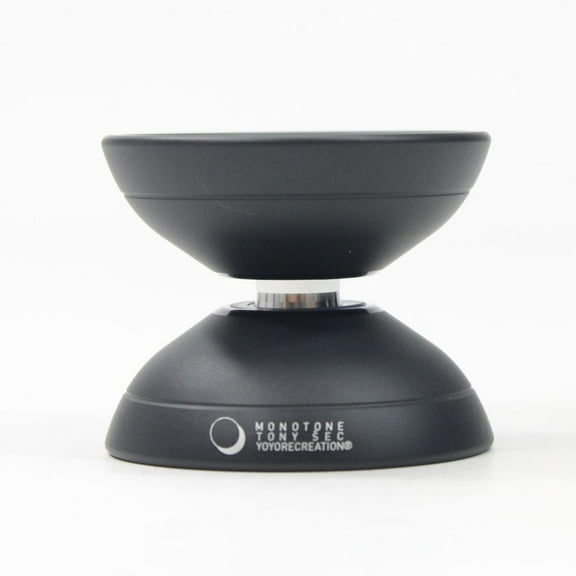 Yoyorecreation Monotone Yo-Yo - Mono-metal - Czech technician Tony Šec Signature YoYo (Black)