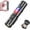 Black, variant on Pocket Rechargeable Edc Flashlight: Mini Keychain Light with Fire Starter & Window Breaker, Mini Light with Fire Starter, Magnetic Emergency Bright Keychain Flashlight for Camping, Hiking(Black)
