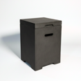 thumbnail image 5 of Mondawe 16 Inch Outdoor Propane Tank Cover - 20 LB Concrete Storage Hideaway with Side Table Function (Black), 5 of 8