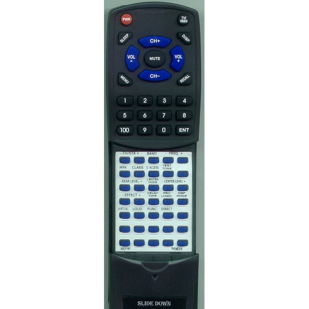 Replacement Remote for PIONEER AXD7161, RTAXD7161, CUVSX124, VSXD307