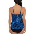 thumbnail image 2 of Magicsuit womens  Carma Tankini, 16, Blue, 2 of 6