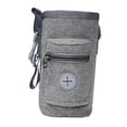 thumbnail image 1 of Dog Treat Bouch Fanny Pack Ligero de almacenamiento de juguetes con bolsillo Campo de cachorros bolsas para perros para un cachorro Camping Travel Gris, 1 of 8
