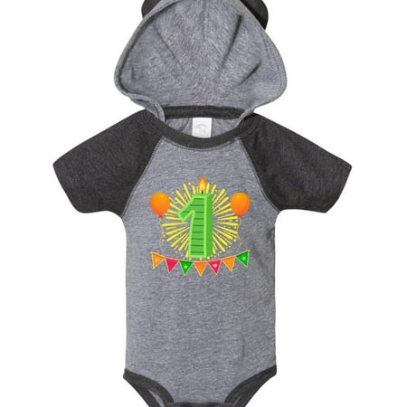 

Inktastic First Birthday Party Outfit Candle Gift Baby Boy or Baby Girl Bodysuit