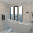 thumbnail image 3 of DAX Roma Double Towel Holder Brush Gold, 3 of 4