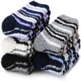 thumbnail image 1 of Calcetines Fuzzy EBMORE, mullidos y cálidos para invierno, antideslizantes, para hombre y mujer, 1 of 6