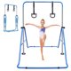 thumbnail image 1 of Barra de gimnasia horizontal multifuncional ajustable de altura para niños con anillos de oso, 1 of 5