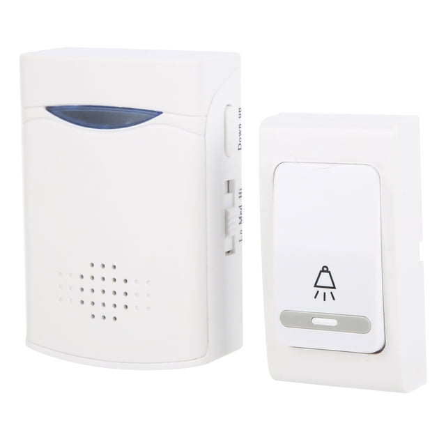 Timbre inalámbrico, timbre inalámbrico con control remoto, botón de llamada de emergencia, timbre inalámbrico de alto rendimiento