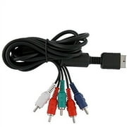 Cables4pc HD Component AV Cable for PlayStation 3/PS2, Wired