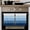 Blue, variant on Black Grey Ombre Kitchen Towels Set of 2, Water Absorbent Dish Towel, Modern Abstract Art Farmhouse Striped Decorative Hand Towels - Quick Drying Cloth for Cooking Baking, 18x28 Inch