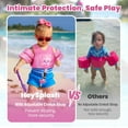 thumbnail image 4 of HeySplash Swim Vest For Kid 3-5 Years Old,Swim Floaties with Adjustable Strap,Pool Sea Swimming Aid,Pink Starfish, 4 of 5