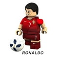 thumbnail image 3 of piezas de bloques de celebridades del fútbol de la Copa Mundial, el capitán ha ensamblado juguetes en miniatura, 3 of 5