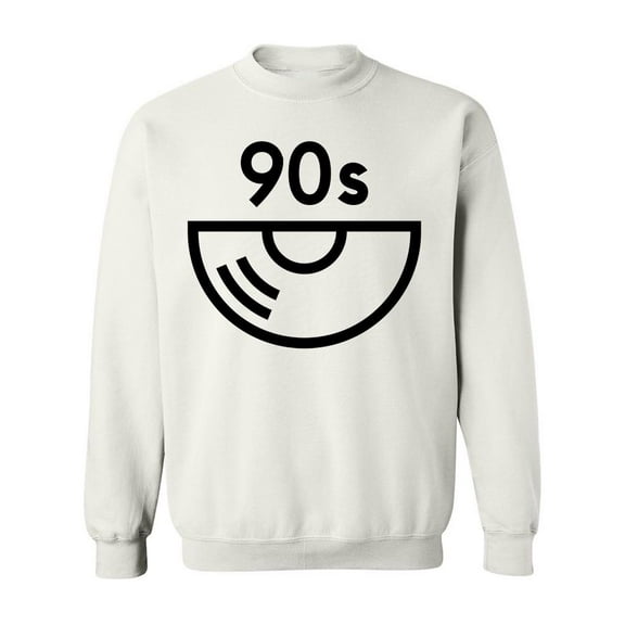 90s Disc Sweatshirt Men -Image by Shutterstock, Male 5X-Large