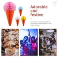 thumbnail image 6 of Raindrops 4pcs Assorted Color Paper Ice Cream Honeycomb Balls for Party Decorations and Photo Props, 6 of 8