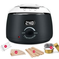 JUUTREN Waxing Kit for Women & Men - Digital Wax Warmer with Quick Heating, Professional Wax Pot Hair Removal for Full Body, Legs, Face, Eyebrows, Bikini, at Home
