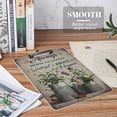 thumbnail image 4 of Cute Clipboard with Designs ​Wood A4 Letter Size Hardboard Office Clipboards, Retractable Hole for Hanging Decorative Clip Board - Always Believe Vintage Wooden Clipboard 12.5"x9", 4 of 6