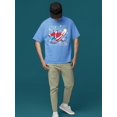 thumbnail image 2 of Snowy Cool Vibes - ICEE Bear Snowboarding Graphic Men's T-shirt, 2 of 4