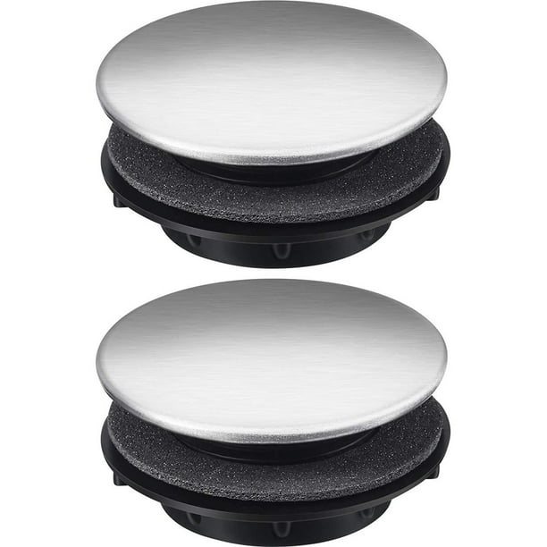 Lierteer 2pc Stainless Steel Kitchen Sink Tap Hole Blanking Plug