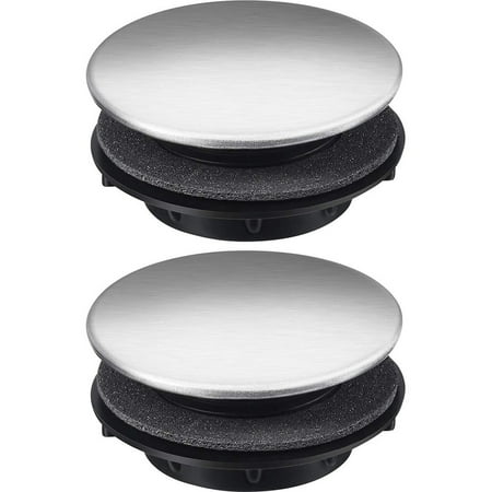 

Fancy 2Pcs Kitchen Faucet Hole Cover Stainless Steel Premium Sink Tap Hole Cover 45mm Silver