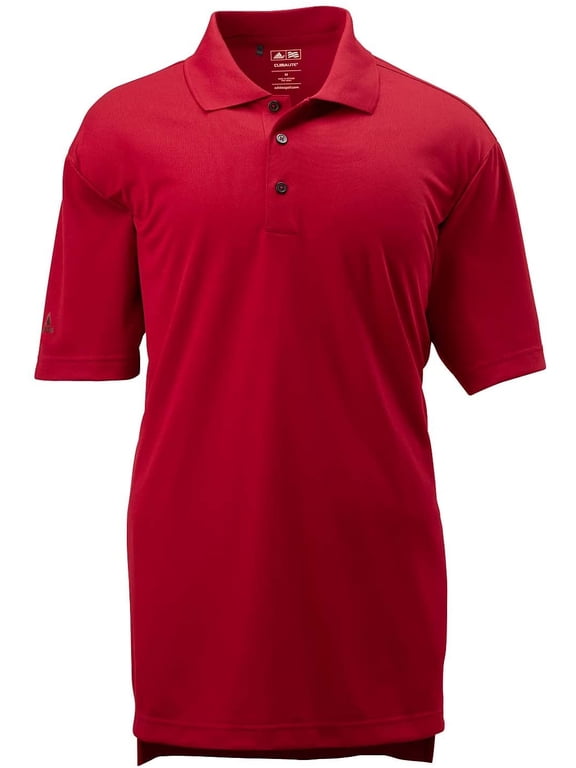 Mens Golf Climalite Basic Polo Shirt,Powder Red,M