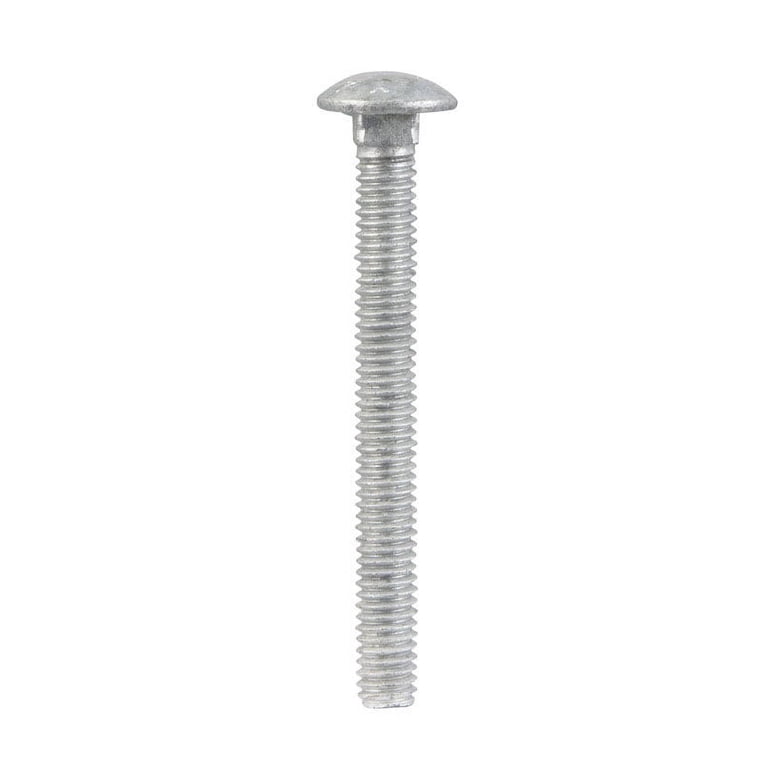 50 Stück Warren Fastenings South Carriage Bolts 5/16-18 X 4 1/2 Zoll – Heißverzinkt, Rundkopf