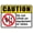 Warning Sign 1, variant on Caution Slippery When Wet Bilingual Spanish Sign, 8"x12" Vintage Metal Wall Decor, Weather Alert Sign for Home Farm Bar