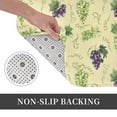 thumbnail image 6 of Vsdgher Green And Purple Grapes Flannel Anti-Slip Floor Mat Comfort Mat Outdoor Rug, Indoor Outdoor Rugs for Home, Office, Laundry 16''x24''in, 6 of 7
