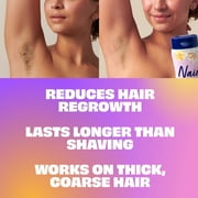 Nair Body Cream Hair Remover, Oat Milk & Vanilla, Body Hair Removal Cream for Women, 7.9 oz