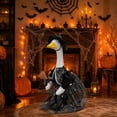 thumbnail image 7 of Nkmbld Halloween Porch Goose Outfits for 23" Cement Plastic Geese Costume for Fall Yard Lawn Outdoor Garden Patio Statue Halloween Thanksgiving Decor, 7 of 7