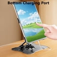 thumbnail image 4 of Binmer Rotating Game Painting Integrated Folding Portable Storage Hollow Out Heat Dissipation All Metal Tablet Stand, 4 of 7