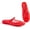 Red, variant on Women's Jelly Mesh Mule Sandals, Hollow Out Breathable Flat Shoes, Closed Toe Slip-on Sandals, Waterproof Anti-slip Summer Beach Casual Shoes for Outdoor Daily Wear