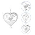 thumbnail image 3 of Molinete en Forma de Corazón 9.84" x 14.17" Acero Inoxidable, Tono Plateado, 3 of 7