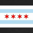 thumbnail image 3 of CafePress - Chicago Flag T Shirt - Women's V-Neck Dark T-Shirt, 3 of 4
