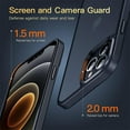 thumbnail image 2 of Compatible with iPhone Case,[ Drop Protection] Matte Translucent Anti-Fingerprints Full Body Protection Soft Shockproof Cover Phone Case (Green,iPhone 14 Pro), 2 of 4