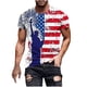 thumbnail image 2 of Tops para hombre, blusas y camisas de manga corta con cuello redondo para hombre, jersey informal con cuello redondo estampado para hombre, pantalones cortos deportivos para fitness, blusa de poliéste, 2 of 5