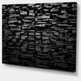 thumbnail image 1 of Designart - Fond Géométrique 3D Noir - Impression sur Toile Abstraite, 1 of 2