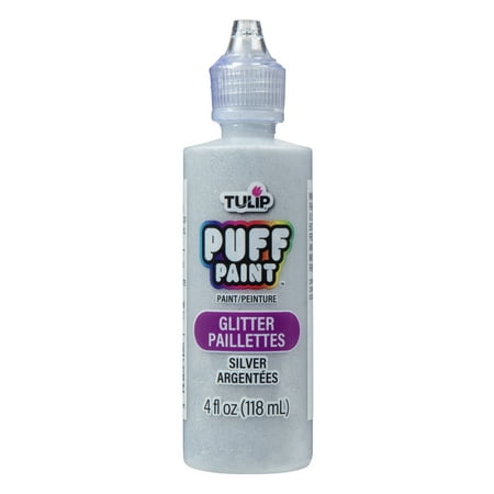 UPC: 0035862413026 | Tulip Dimensional Fabric Paint Glitter Silver 4 fl oz