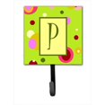 thumbnail image 1 of Carolines Treasures CJ1010-PSH4 Letter P Initial Monogram - Green Leash Holder Or Key Hook, 1 of 1
