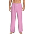 thumbnail image 2 of Lsque Pink Print Men's Pajama Pants, Lounge Pant - Comfortable Home Wear,Elastic Waistband, Stylish Design-Large, 2 of 9