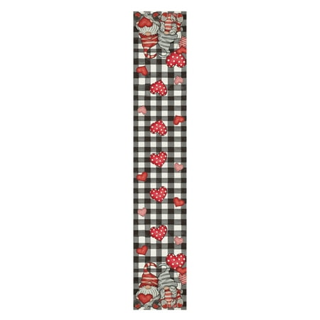 

koaiezne Valentine s Day Home Party Decor Table Runner Vintage Kitchen Table Decor Table Runner Christmas Dinner Table Decorations Table And 120
