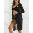 thumbnail image 2 of DARING DIVA Women's Adjustable Spaghetti Straps Bikini Set X-Small Black, 2 of 6