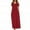 Red, variant on MRULIC dresses for women 2022 Women Summer Cold Shoulder Floral Print Elegant Maxi Long Dress Pocket Dress Women's Casual Dress Black L