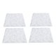 thumbnail image 3 of 12 paneles texturizados 3D para fondo de pared interior, panel decorativo para sala de estar, dormitorio, blanco mate, 500 x 500 mm, 3 of 14