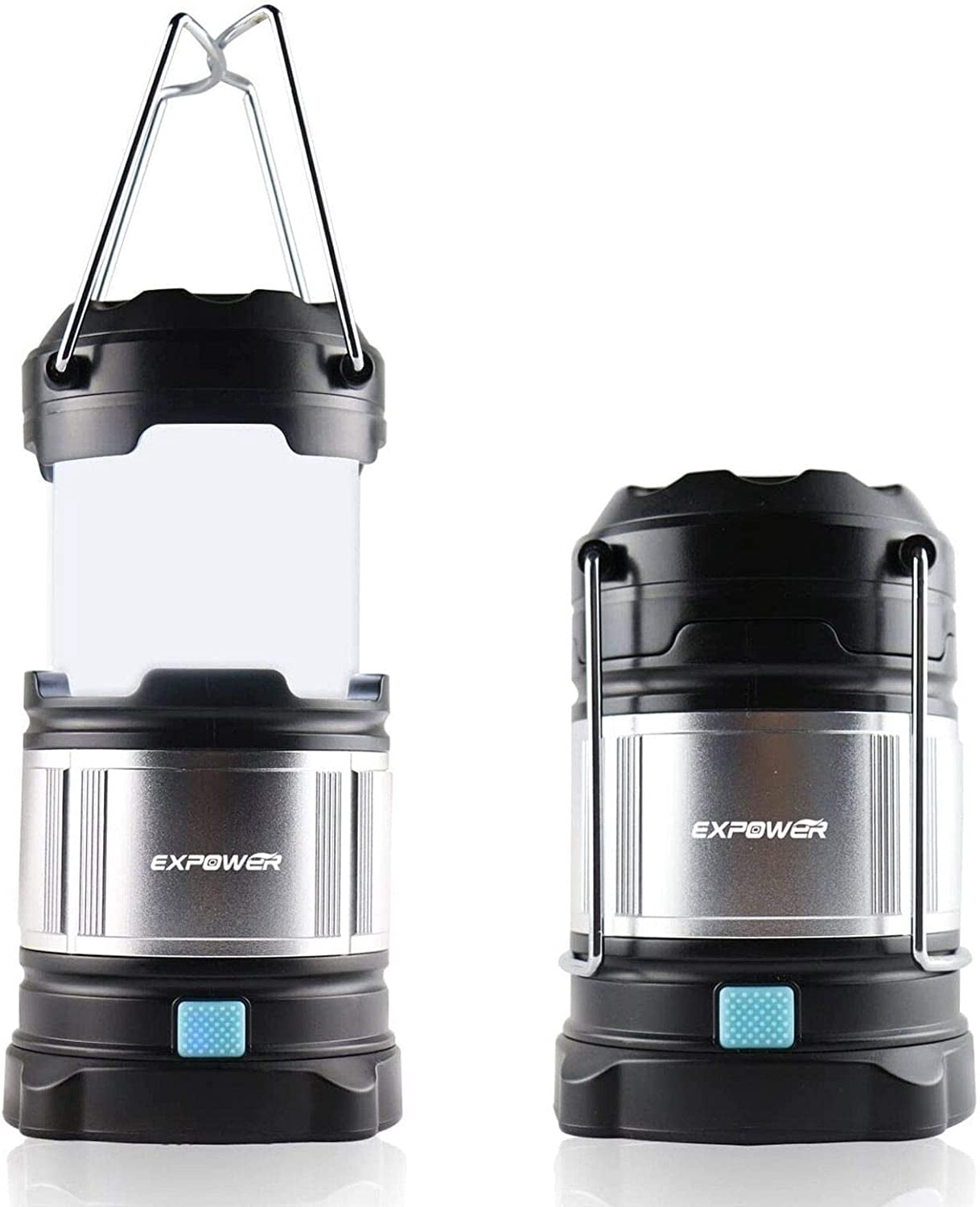 Enbrighten Dual Power LED Lantern With USB Power Bank – 650 Lumens, 4400mAh, Color Changing, For Camping & Emergencies