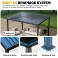 thumbnail image 2 of MELLCOM Pergola Louvered 10x12, Hardtop Pergola with Adjustable Roof for Sun & Rain Shade, Outdoor Gazebo with Integrated Drainage System, Modern Rustproof Patio Canopy Carport, 2 of 8