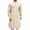 Khaki, variant on KDFJPTH Mens Kaftan Robe Button Down Long Sleeve Cotton Linen Thobe Casual Side Split Muslim Gown Henley Shirt