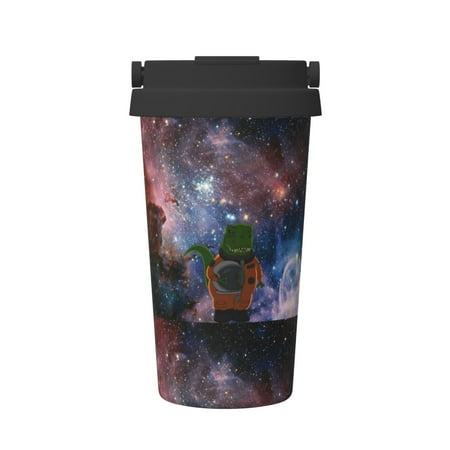

Insulated Coffee Mug With Lid Dinosaur Space Insulated Tumbler Stainless Steel Coffee Travel Mug With Lid Hot Beverage And Cold Vacuum Portable Thermal Cup Gifts