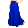 thumbnail image 3 of Phagun Skirt Long Maxi Skirt Beach Wear Cotton Summer Wear Clothing, 3 of 5