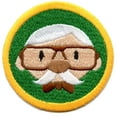 thumbnail image 3 of Elderly Help Embroidered Merit Badge Iron on Patch, 3 of 3