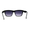 thumbnail image 4 of Womens Boyish Horn Rim Retro Fashion Sunglasses Black Smoke, 4 of 4