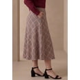 thumbnail image 3 of Jessica London Women's Plus Size Bi-Stretch Swing Skirt, 3 of 4